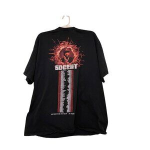 50 Cent The Final Lap Tour‎ 2023 T-Shirt 2XL Black Concert Tee